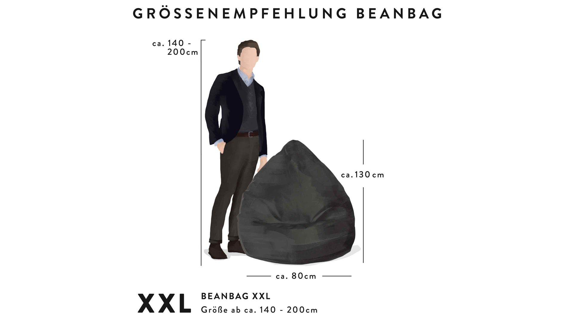 Sitzsack Magma sitting point aus Kunstfaser in Gelb SITTING POINT beanbag alfa XXL - lässiger Sitzsack senffarbener Velours 067 – ca. 300 Liter