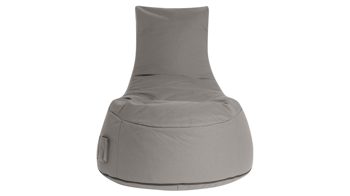 Sitzsack-Sessel Magma sitting point aus Kunstfaser in Hellgrau SITTING POINT Sitzsack-Sessel swing outside graue Outdoor-Kunstfaser - ca. 300 Liter
