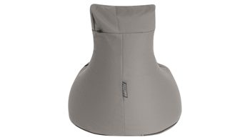 Sitzsack-Sessel Magma sitting point aus Kunstfaser in Hellgrau SITTING POINT Sitzsack-Sessel swing outside graue Outdoor-Kunstfaser - ca. 300 Liter