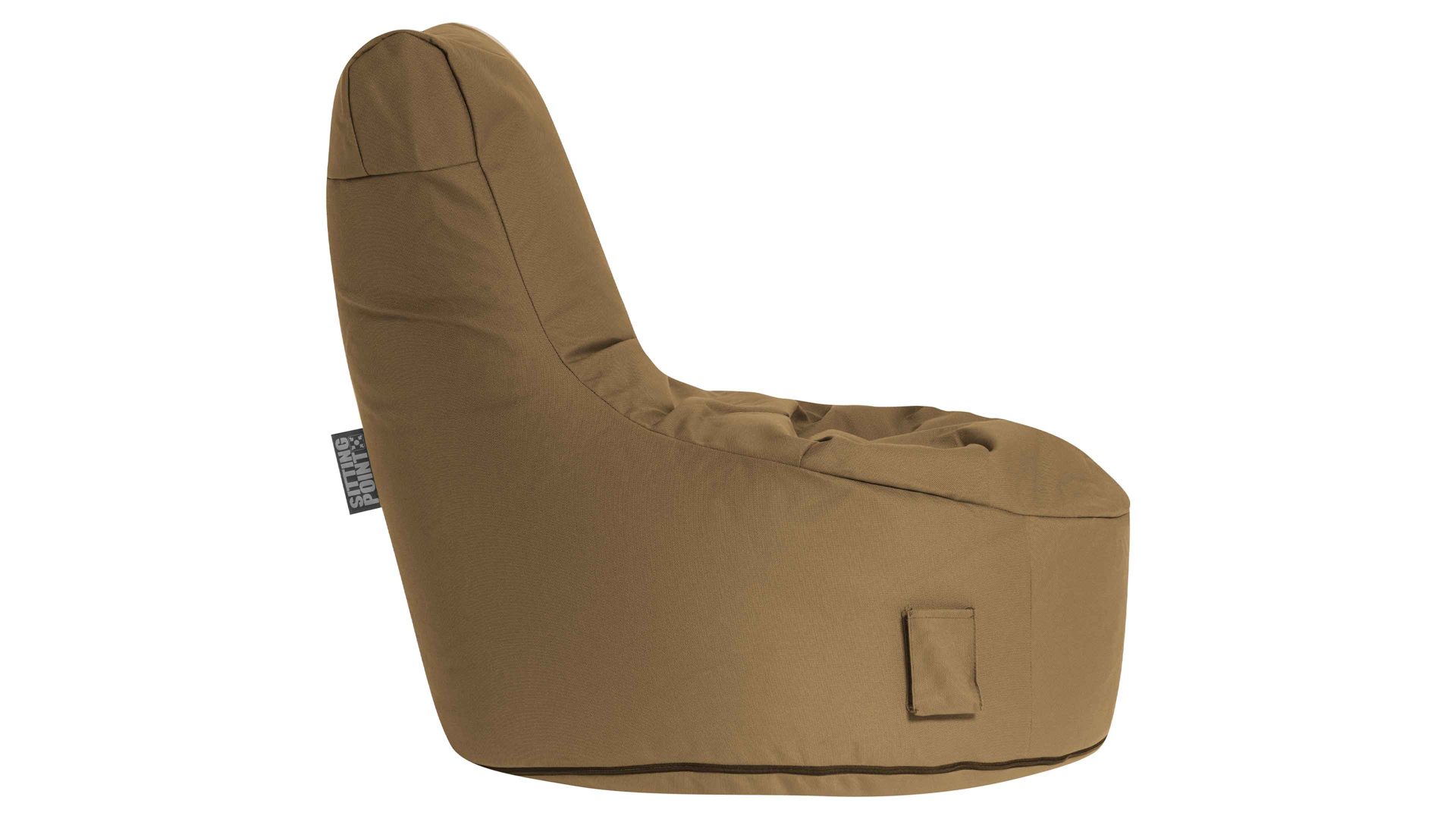 Sitzsack-Sessel Magma sitting point aus Kunstfaser in Braun SITTING POINT Sitzsack-Sessel swing outside braune Outdoor-Kunstfaser - ca. 300 Liter