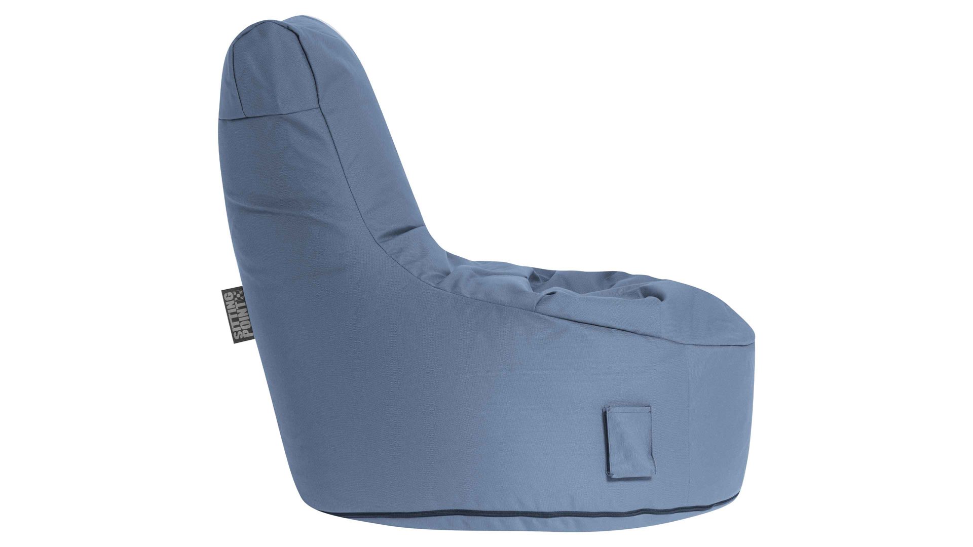 Sitzsack-Sessel Magma sitting point aus Kunstfaser in Blau SITTING POINT Sitzsack-Sessel swing outside blaue Outdoor-Kunstfaser - ca. 300 Liter