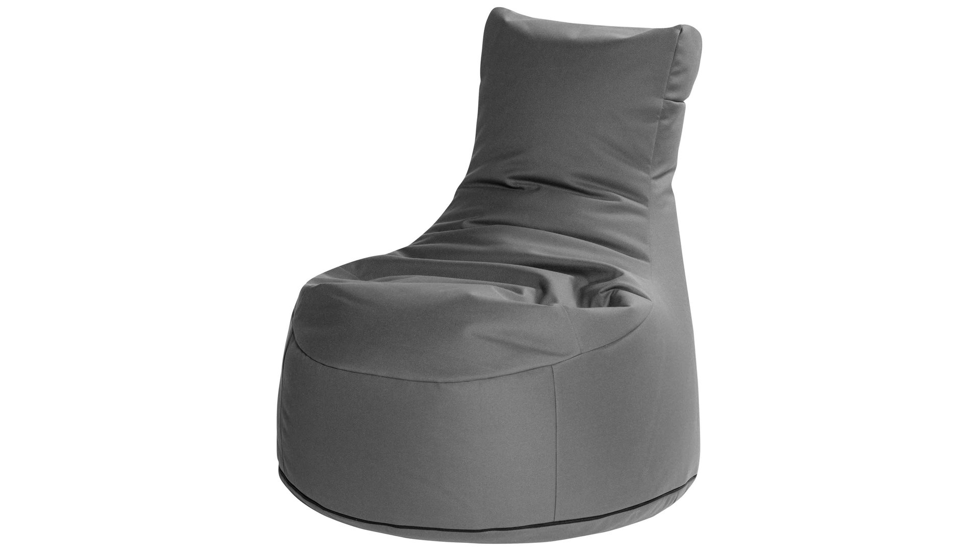 Sitzsack-Sessel Magma sitting point aus Kunstfaser in Anthrazit SITTING POINT Sitzsack-Sessel swing outside anthrazitfarbene Outdoor-Kunstfaser - ca. 300 Liter