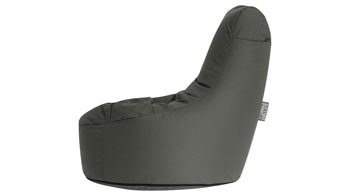 Sitzsack-Sessel Magma sitting point aus Kunstfaser in Anthrazit SITTING POINT Sitzsack-Sessel swing outside anthrazitfarbene Outdoor-Kunstfaser - ca. 300 Liter