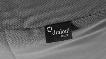 Sitzsack-Hocker Magma sitting point aus Kunstfaser in Anthrazit SITTING POINT Sitzsack-Hocker dotcom outside als Kleinmöbel anthrazitfarbene Outdoor-Kunstfaser – Durchmesser ca. 60 cm