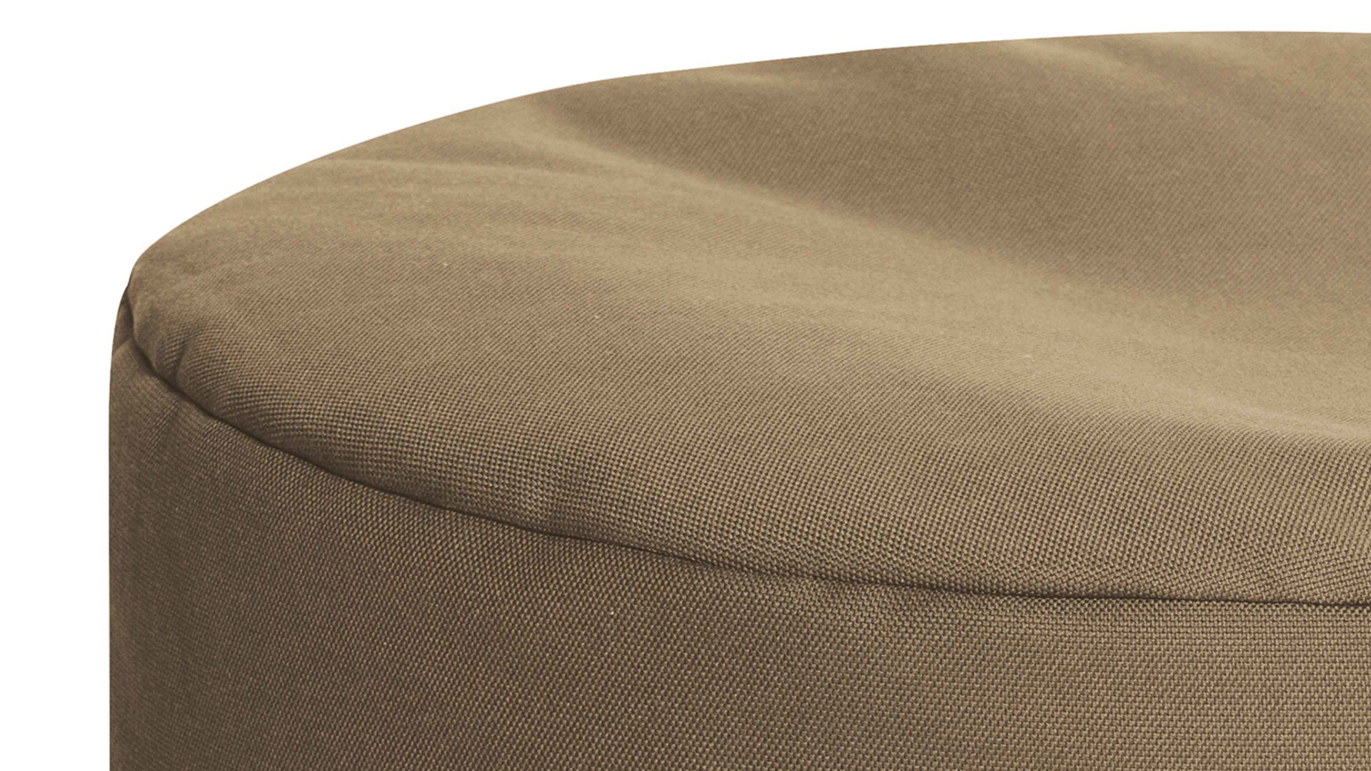 Sitzsack-Hocker Magma sitting point aus Kunstfaser in Braun SITTING POINT Sitzsack-Hocker dotcom outside als Kleinmöbel braune Outdoor-Kunstfaser – Durchmesser ca. 60 cm