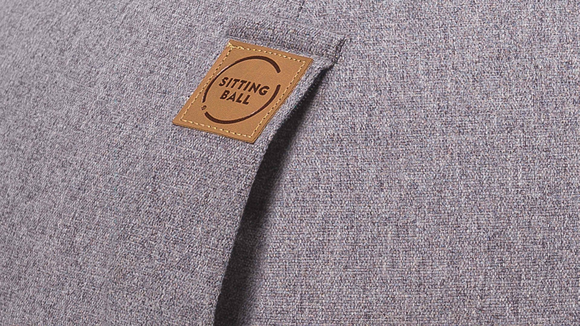 Sitzball Magma sitting point aus Kunstfaser in Grau SITTING BALL® Felt grauer Bezug – Durchmesser ca. 65 cm