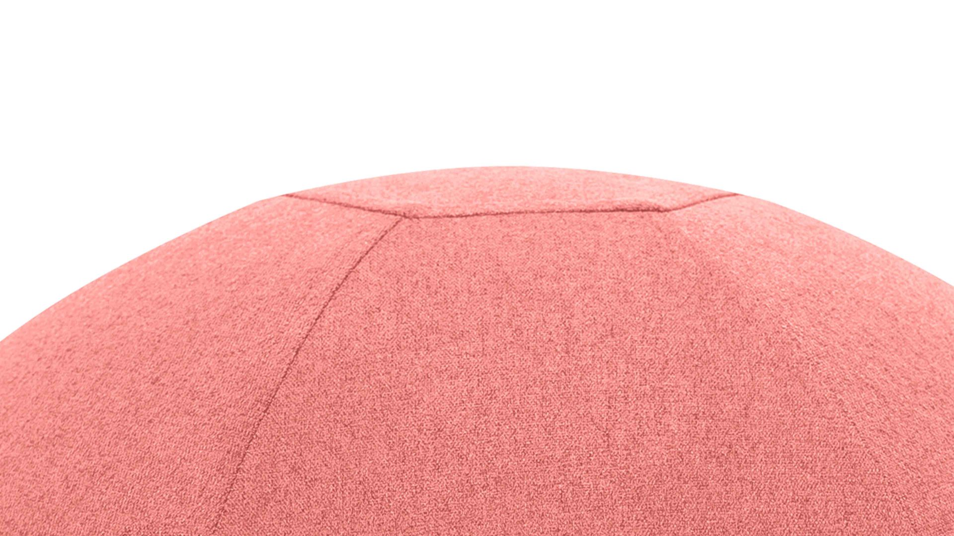 Sitzball Magma sitting point aus Kunstfaser in Orange SITTING BALL® Felt lachsfarbener Bezug – Durchmesser ca. 65 cm