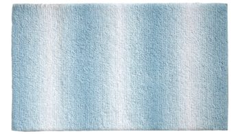 Badematte / Badeteppich Kela | keck & lang aus Kunstfaser in Hellblau kela Badematte Ombre Frostblau - ca. 120 x 70 cm