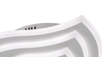 Deckenleuchte Fh fischer & honsel aus Metall in Weiß FH Deckenleuchte Gorden Weiß - ca. 43 x 43 cm