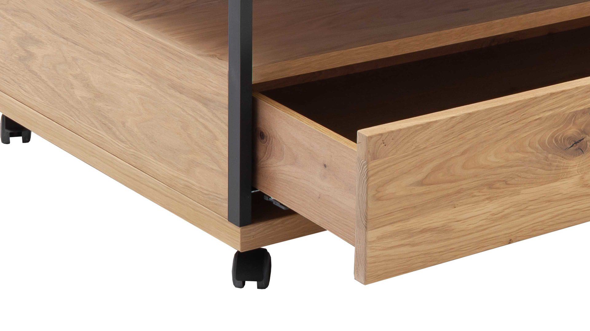 Couchtisch Mca furniture aus Holz in Holzfarben Wohnprogramm Bari - Couchtisch Asteiche Bianco – ca.  115 x 70 cm