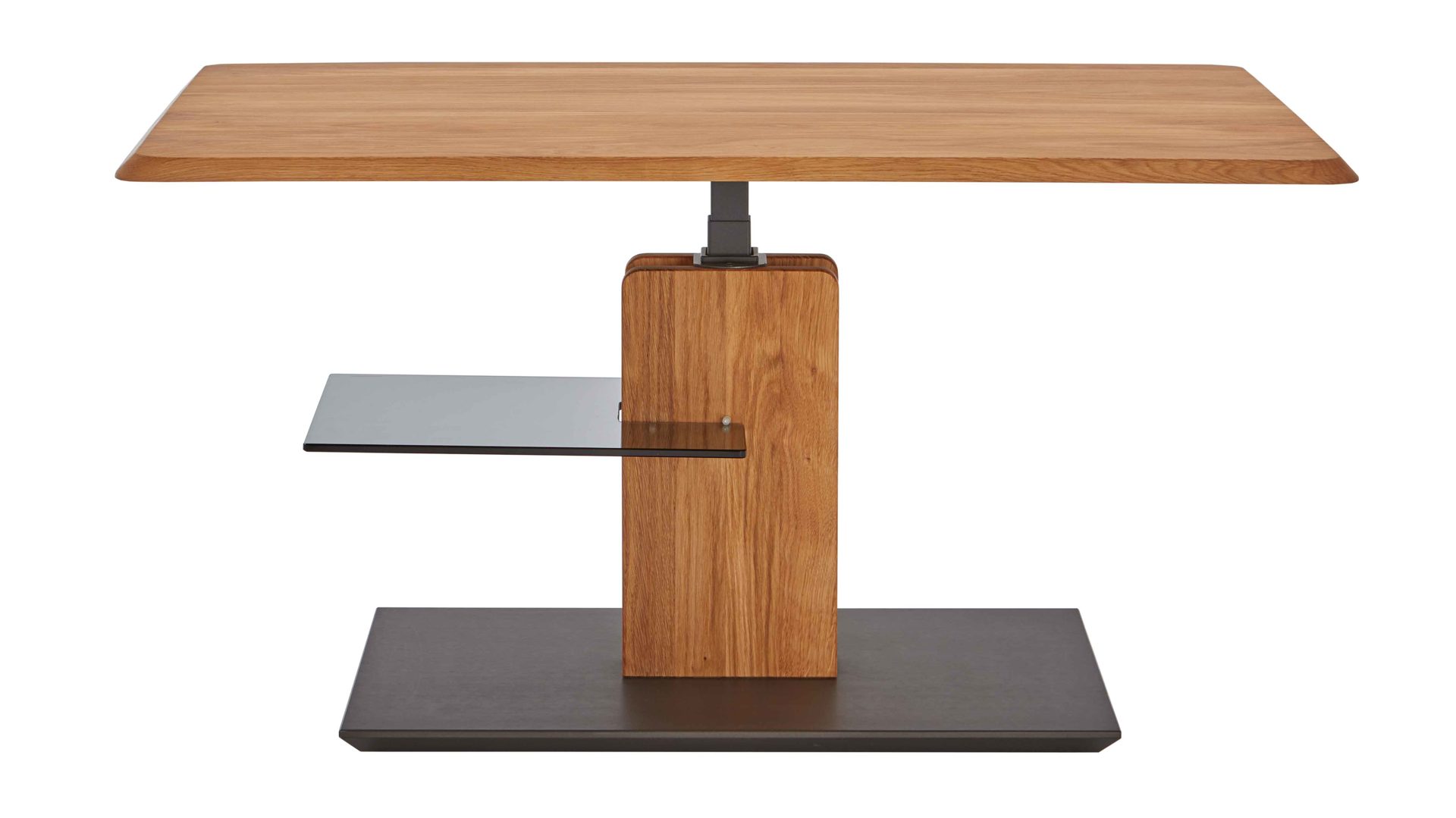 Couchtisch Vierhaus aus Holz in Holzfarben vierhaus Lift-Couchtisch Wildeiche & Anthrazit - ca. 110 x 65 cm