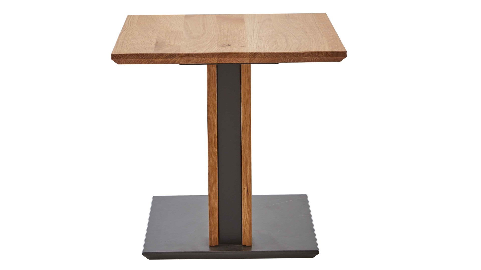 Couchtisch Vierhaus aus Holz in Holzfarben vierhaus Lift-Couchtisch Wildeiche & Marmara Nero - ca. 55 x 47 cm