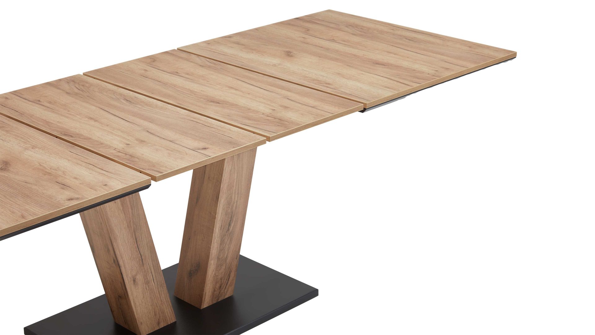 Auszugtisch Niehoff sitzmoebel aus Holz in Holzfarben NIEHOFF SITZMÖBEL Auszugtisch Milton Struktureiche Terra – ca. 160 - 240 x 90 cm