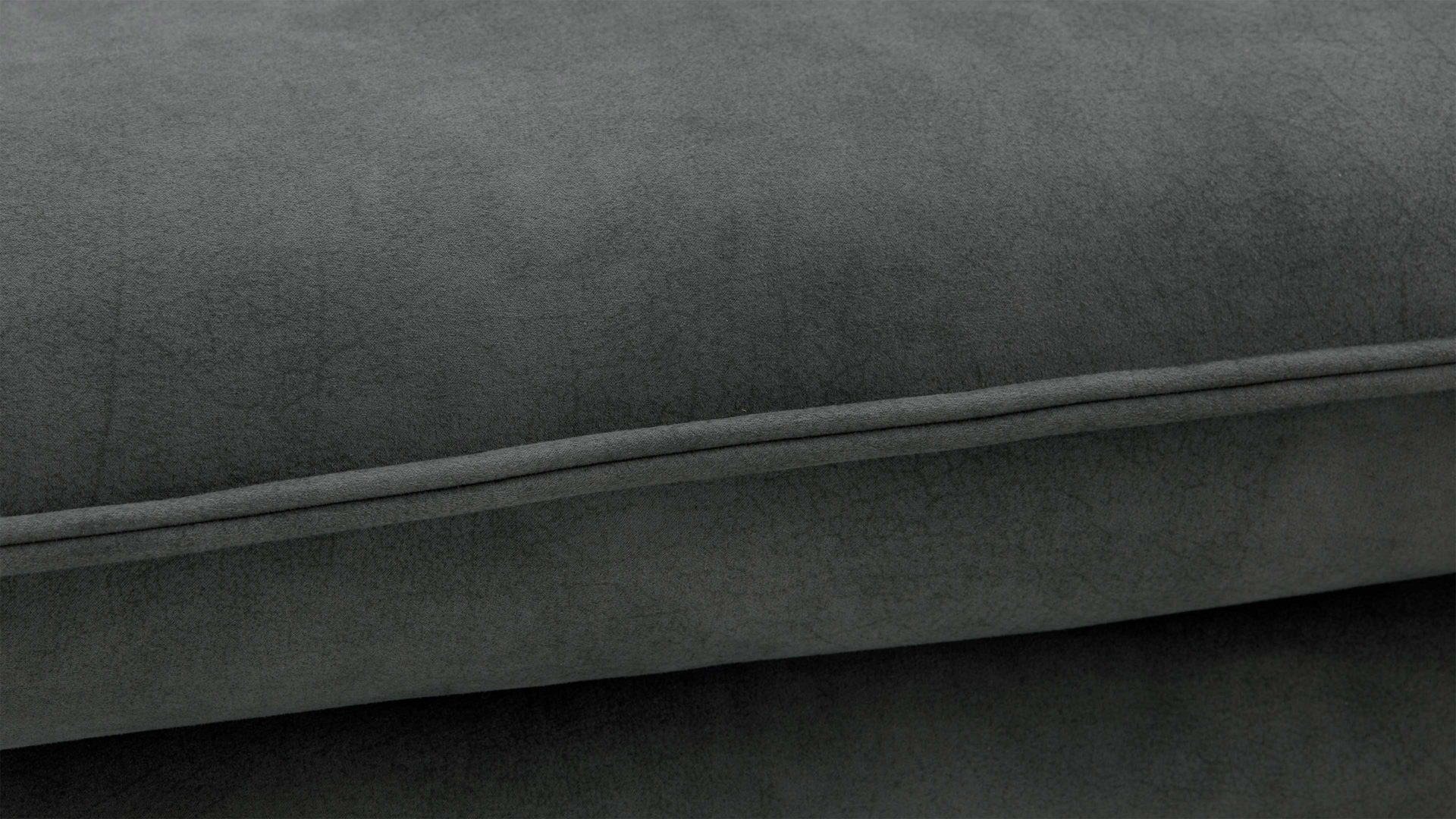 Polsterhocker W.schillig i. i. aus Stoff in Dunkelgrau W.SCHILLIG Polsterserie Broadway - XXL-Hocker elephantgrauer Bezug V52 23 - ca. 140 x 71 cm