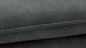 Ecksofa W.schillig i. i. aus Stoff in Dunkelgrau W.SCHILLIG Polsterserie Broadway - Ecksofa elephantgrauer Bezug V52 23 - Stellfläche ca. 291 x 164 cm