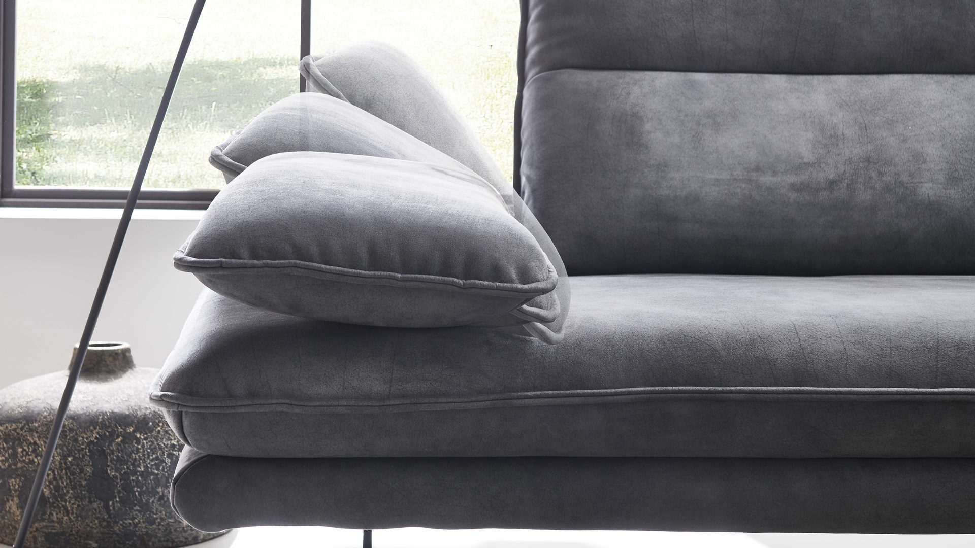 Funktion W.schillig i. i. aus Metall in Transparent W.SCHILLIG Polsterserie Broadway - Armlehnverstellung Funktions-Mehrpreis