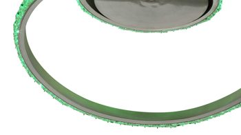 Deckenleuchte Reality leuchten aus Metall in Aluminium RL Deckenleuchte Rubin Aluminium & Acryl - Breite ca. 45 cm