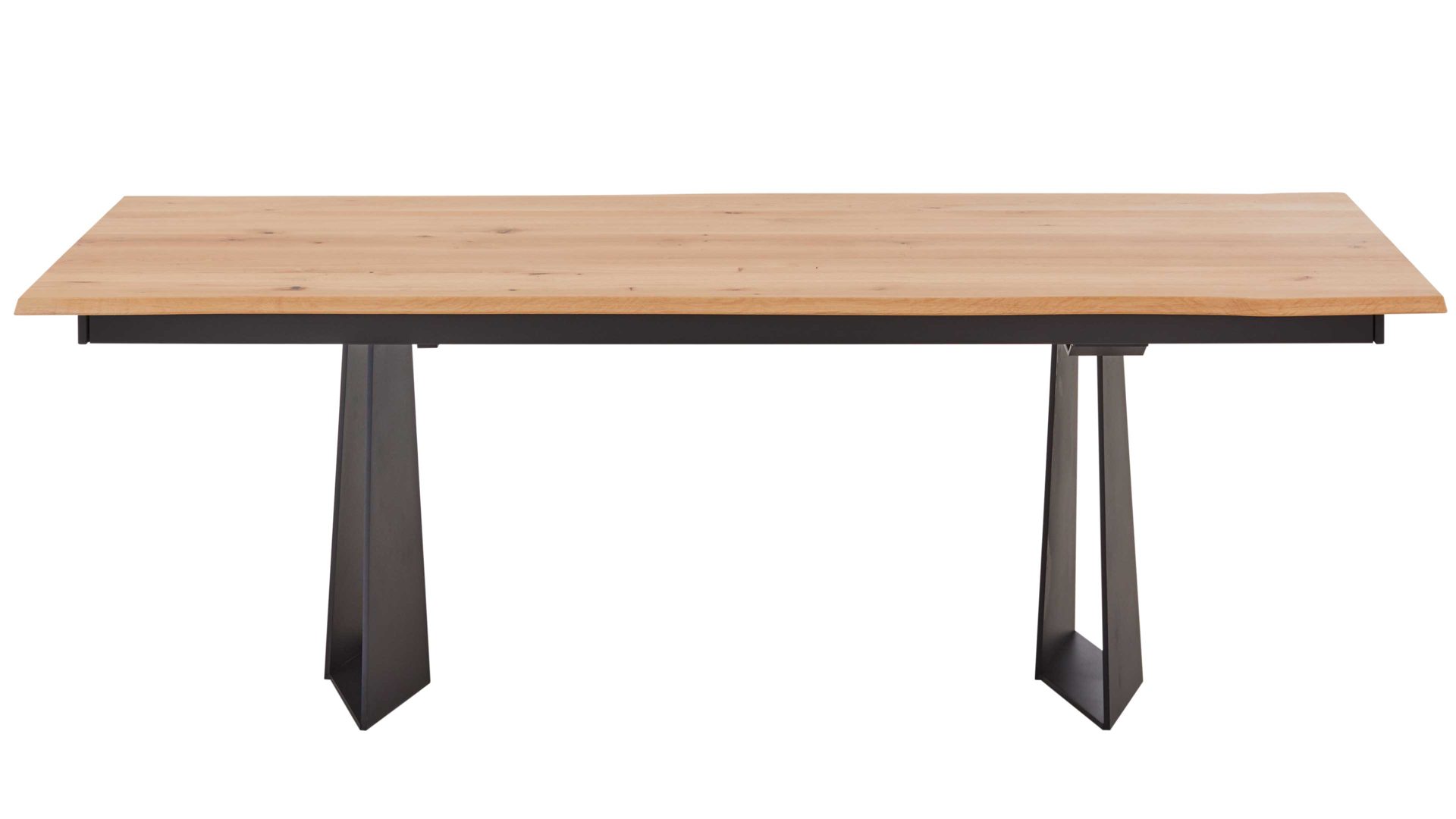 Esstisch Venjakob aus Holz in Holzfarben VENJAKOB Esstisch Chic ET674 Wildeiche hell & matt Anthrazit - ca. 220 x 100 cm