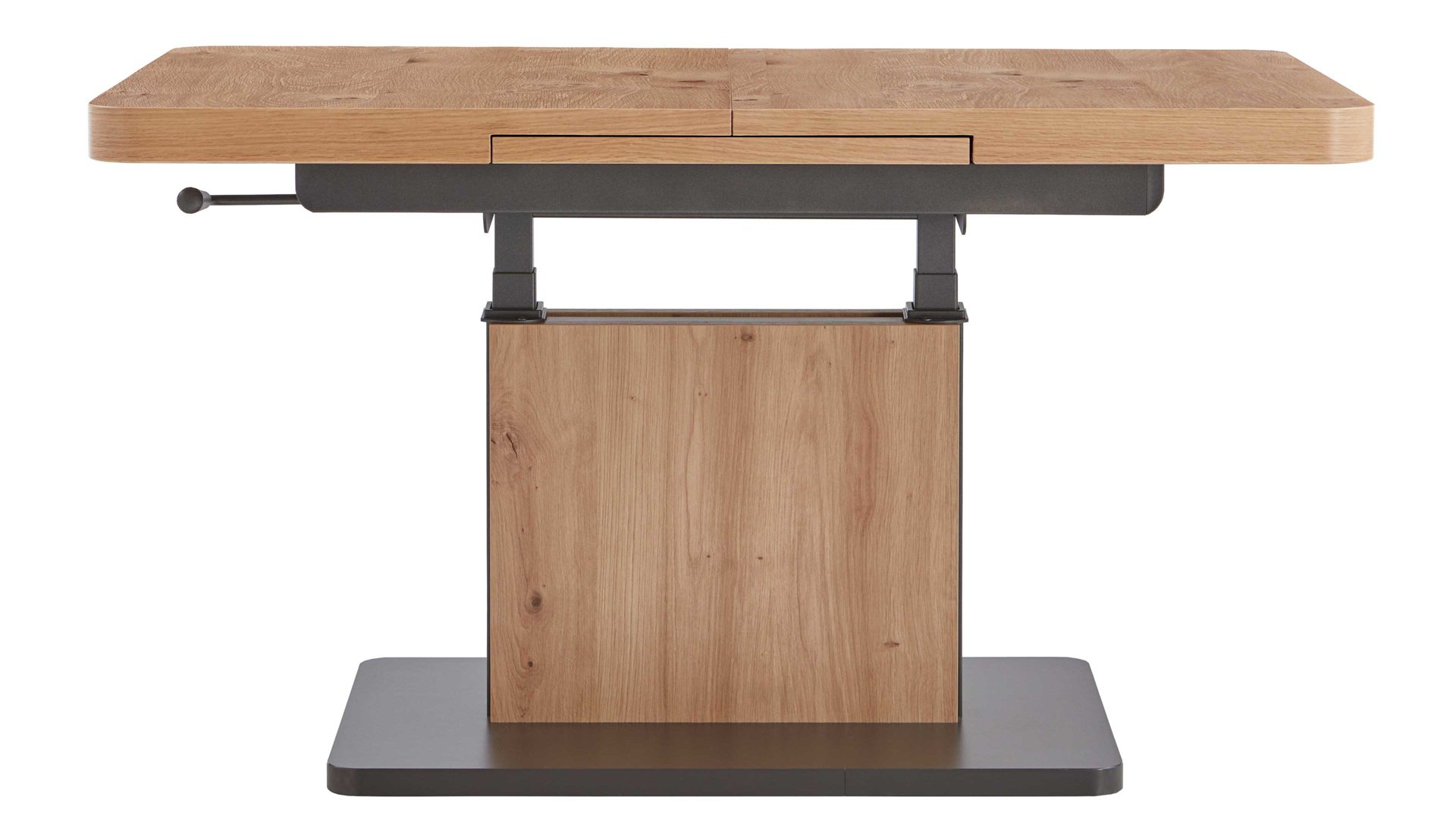 Couchtisch Vierhaus aus Holz in Holzfarben vierhaus Lift & Auszug-Couchtisch Wildeiche - ca. 110 x 55 cm