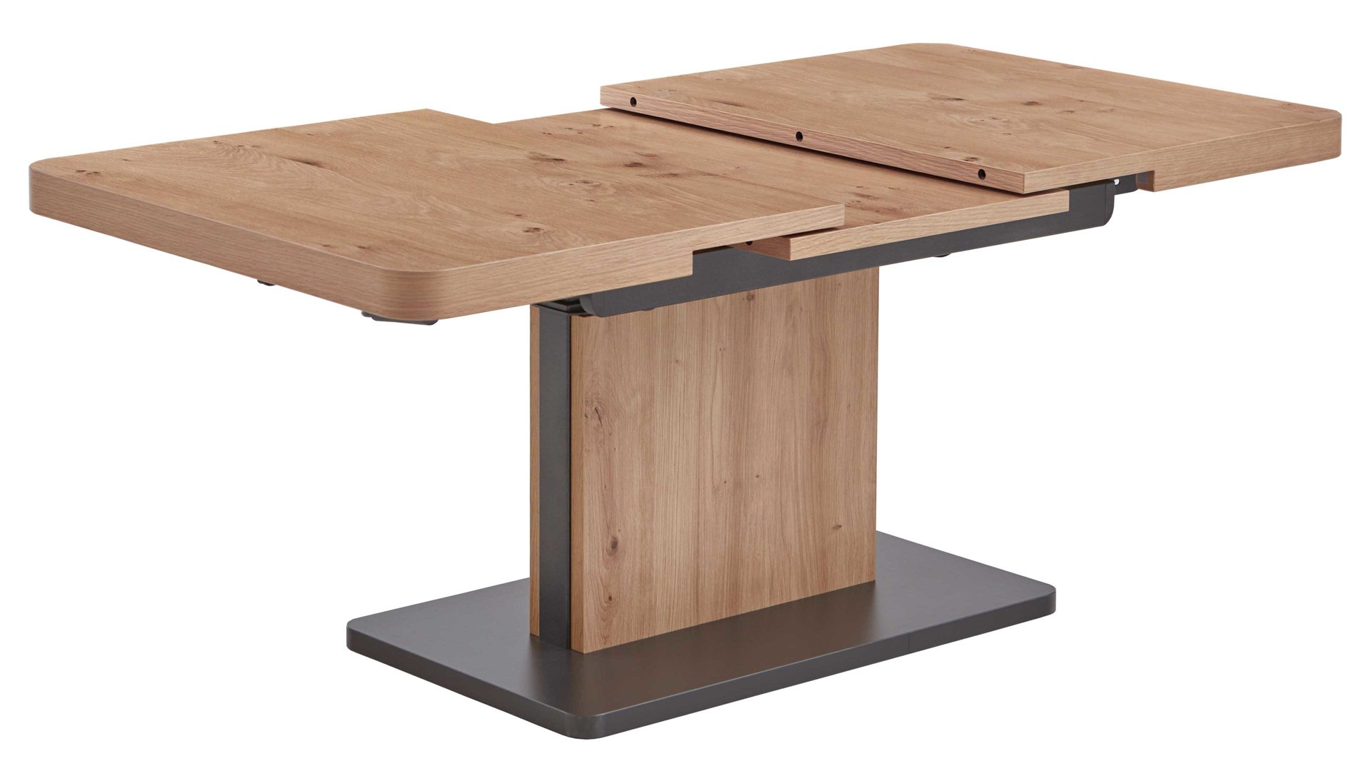 Couchtisch Vierhaus aus Holz in Holzfarben vierhaus Lift & Auszug-Couchtisch Wildeiche - ca. 110 x 55 cm