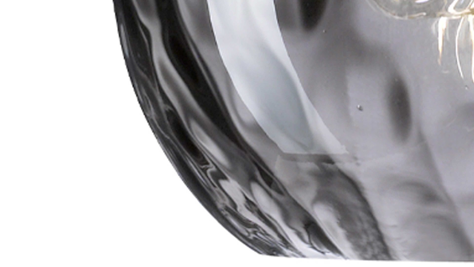 Pendelleuchte Fh fischer & honsel aus Glas in Grau FH Hängeleuchte Uller Rauchglas – Durchmesser ca. 20 cm