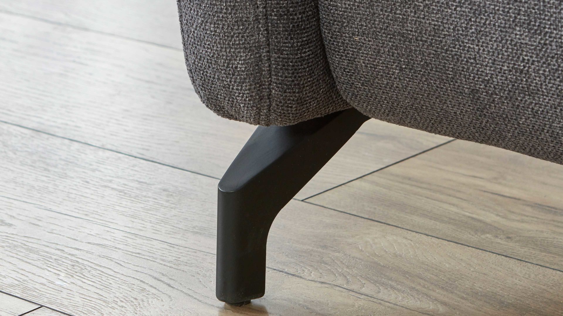 Zweisitzer OrthoSedis aus Stoff in Anthrazit Polsterprogramm OrthoSedis 4.0 - Zweisitzer anthrazitfarbener Stoffbezug Sofia clean - Länge ca. 172 cm