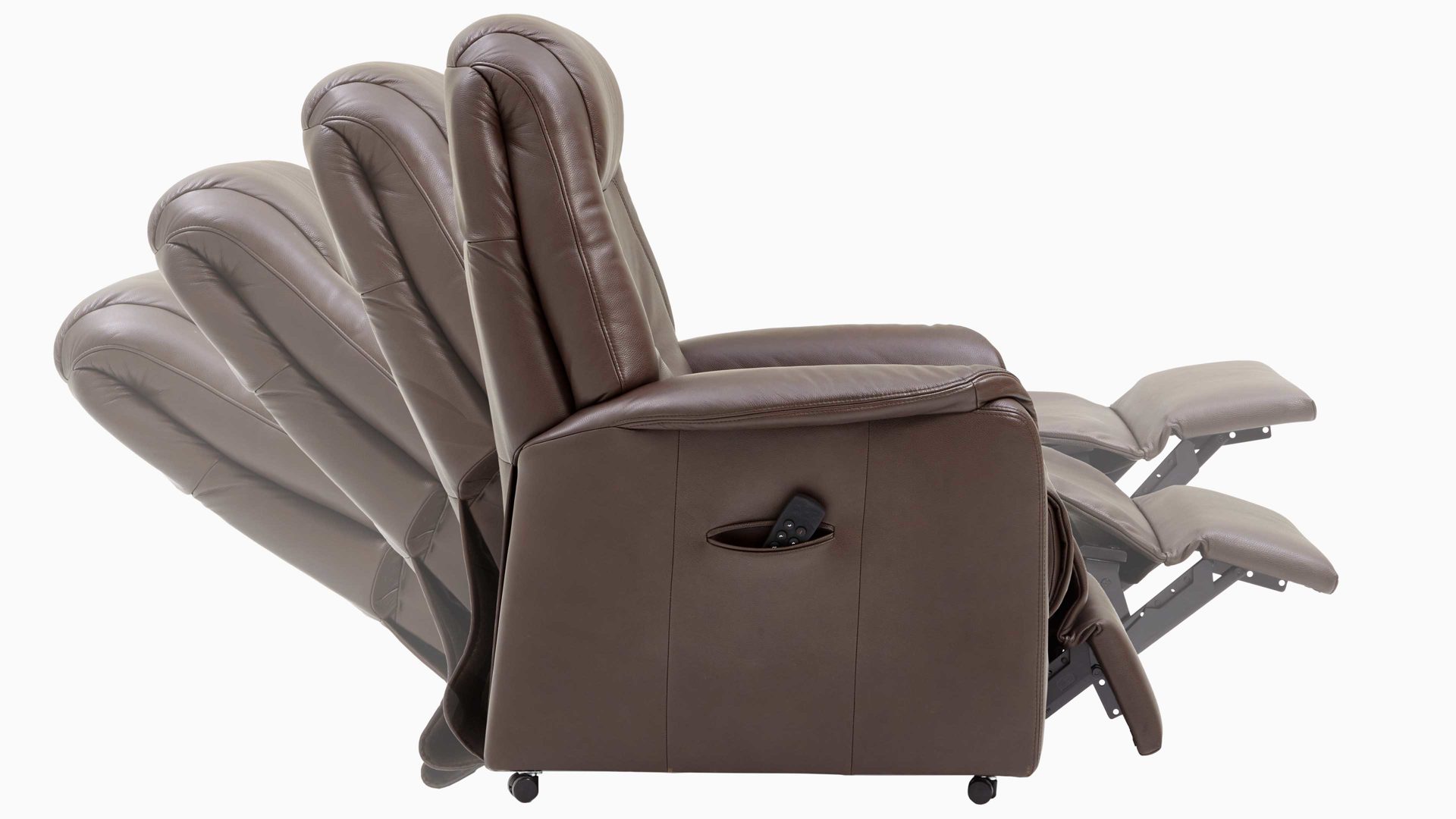 Funktion OrthoSedis aus Metall in Transparent OrthoSedis OS-HU1026 - Komfortausstattung J-XXL Plus drei Motoren & Aufstehhilfe