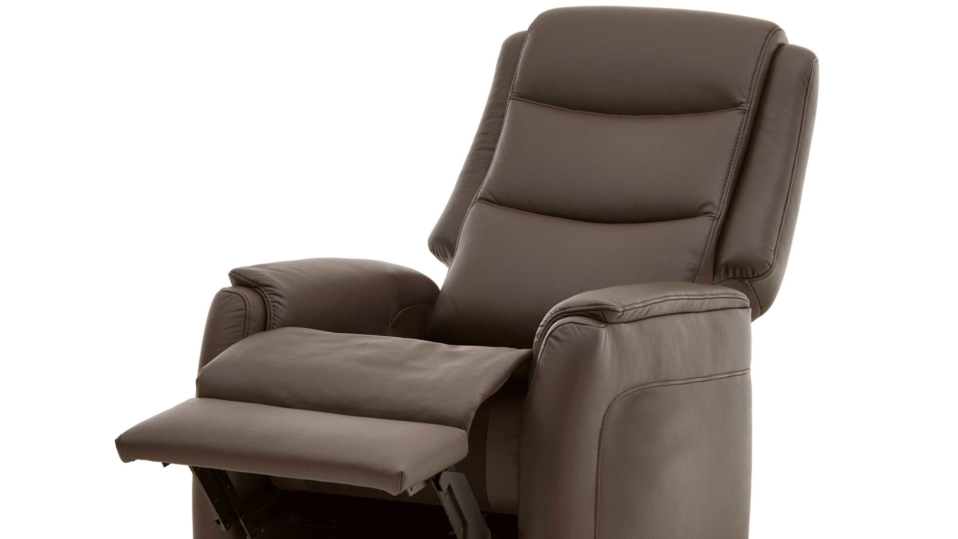 Fernsehsessel OrthoSedis aus Leder in Braun OrthoSedis OS-HU1111 - TV-Sessel 01 manuell - schokofarbenes Leder Torro
