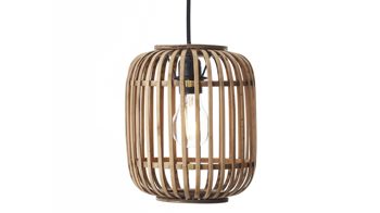 Pendelleuchte Brilliant aus Geflecht in Hellbraun Brilliant Pendelleuchte Woodrow hellbrauner Bambus - Breite ca. 105 cm