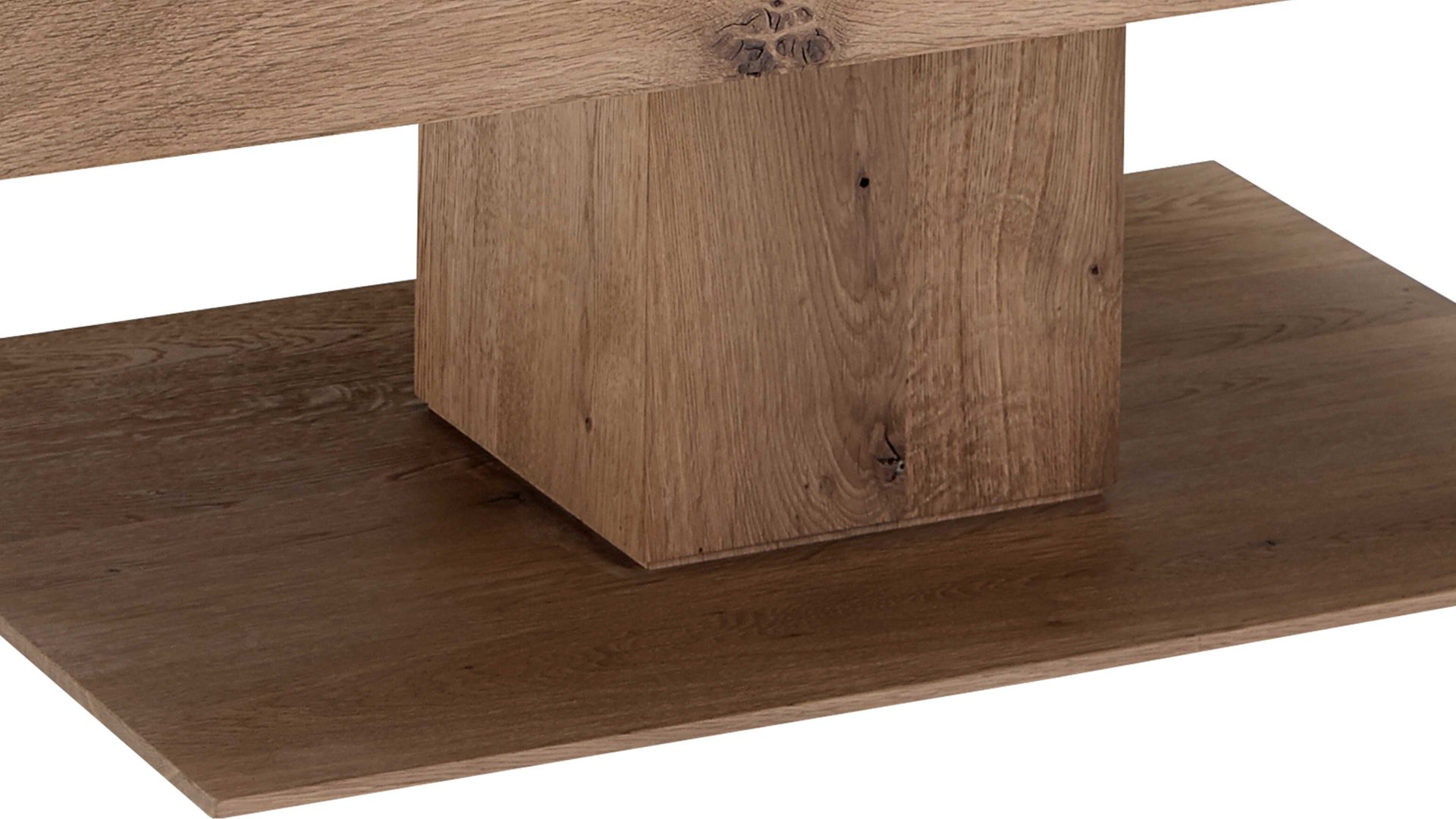 Couchtisch Hartmann aus Holz in Anthrazit hartmann Serie Caya - Couchtisch bzw. Sofatisch anthrazitfarbenes Mattglas & Kerneiche – ca. 105 x 75 cm