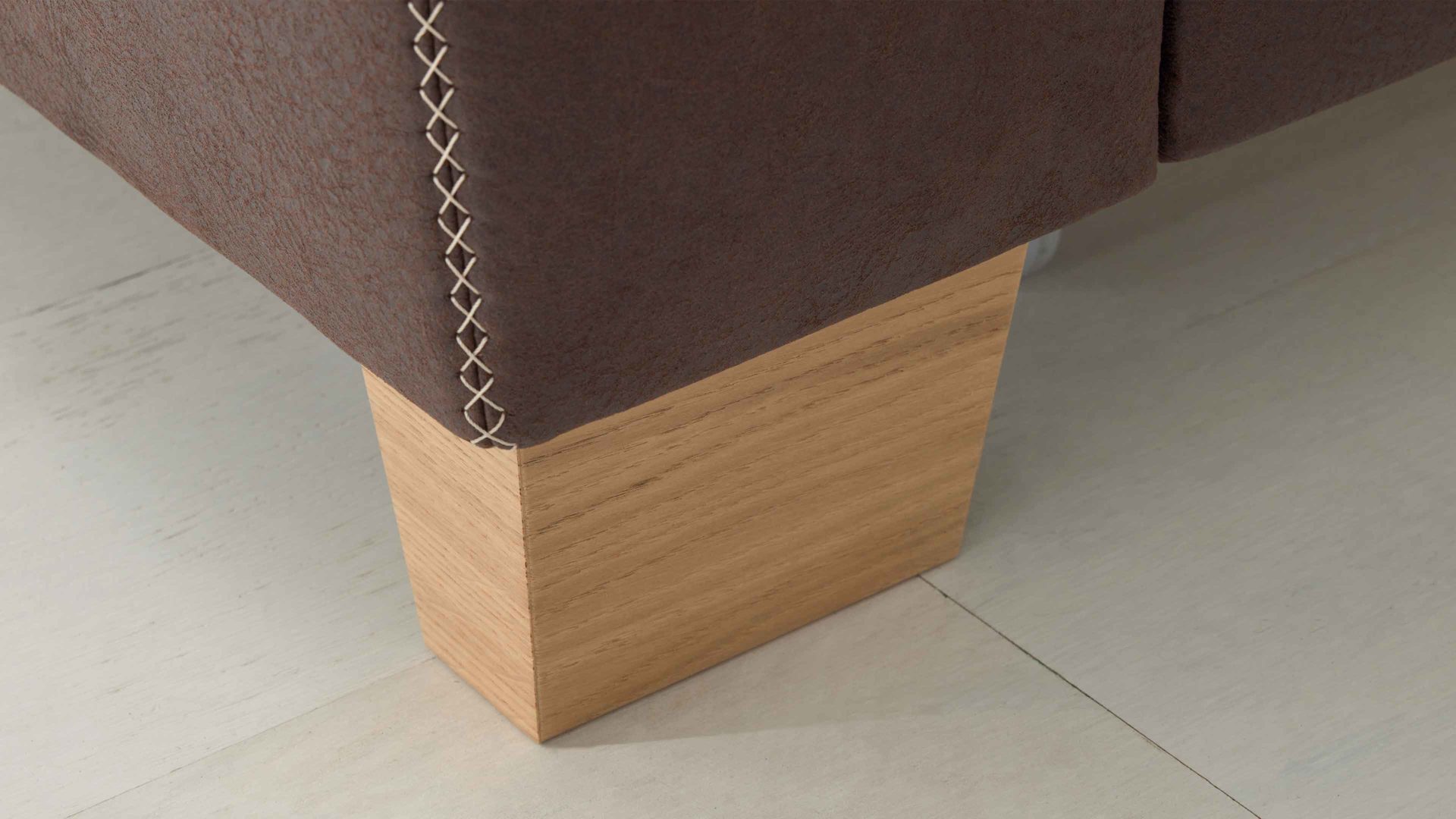 Ecksofa modulmaster aus Stoff in Dunkelbraun Modulmaster MM-ZE1037 - Ecksofa moccafarbene Mikrofaser Taurus - Stellfläche ca. 248 x 200 cm