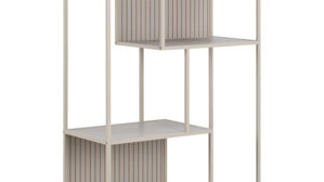 Regal Actona group aus Metall in Grau Regal Seaford im Industrielook Grau – ca. 77 x 185 cm