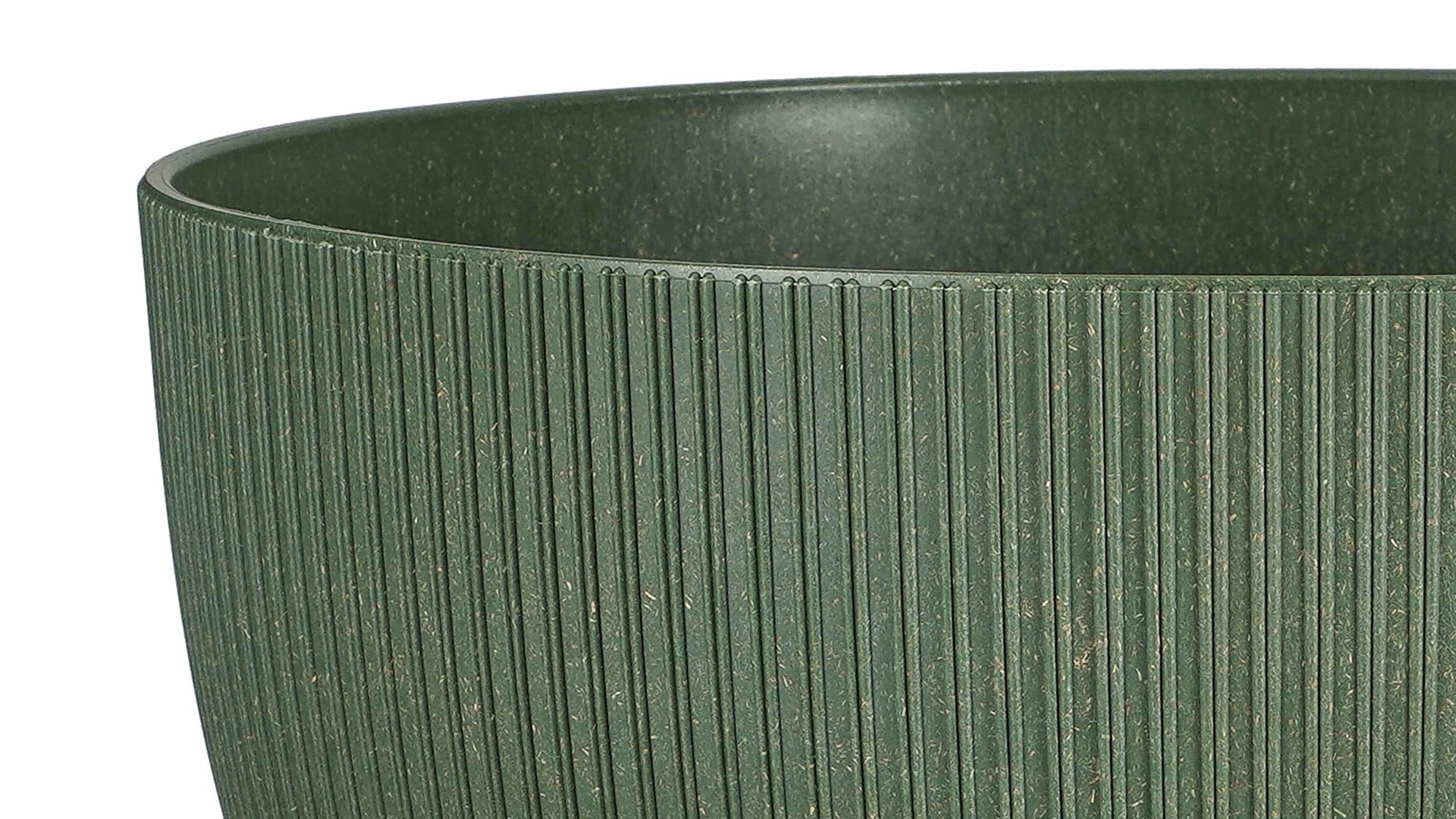 Pflanzkübel Edelman® aus Kunststoff in Grün Pflanzschale Doppio grüner Kunststoff - Durchmesser ca. 33 cm