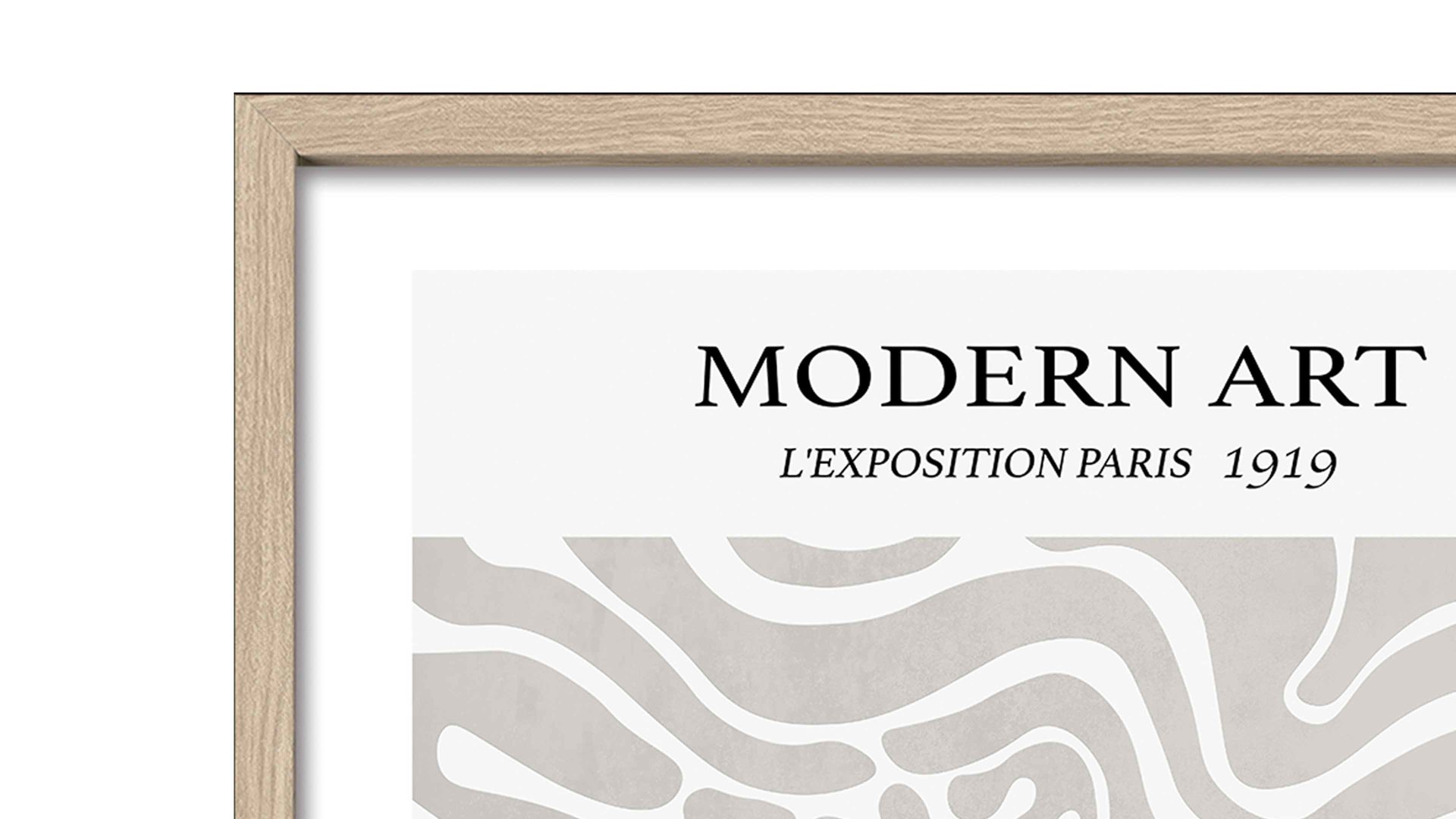 Kunstdruck Pro®art bilderpalette aus Karton / Papier / Pappe in Hellgrau PRO®ART Kunstdruck Papier Decoupes II Hellgrau & Weiß - ca. 50 x 70 cm