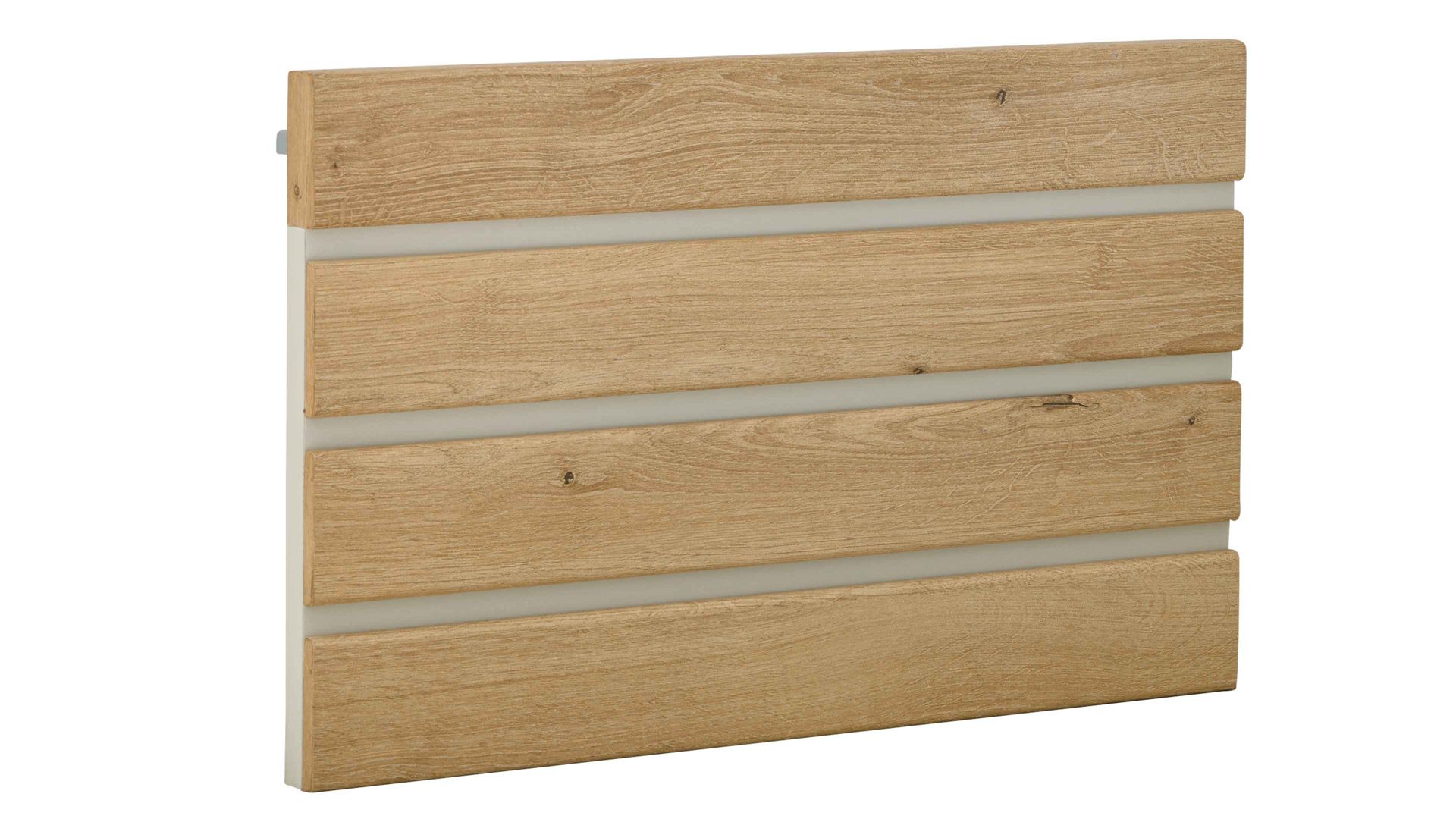 Paneel Interliving aus Holz in Holzfarben Interliving Schlafzimmer Serie 1026 – Paneel-Set Eiche bianco - zweiteilig