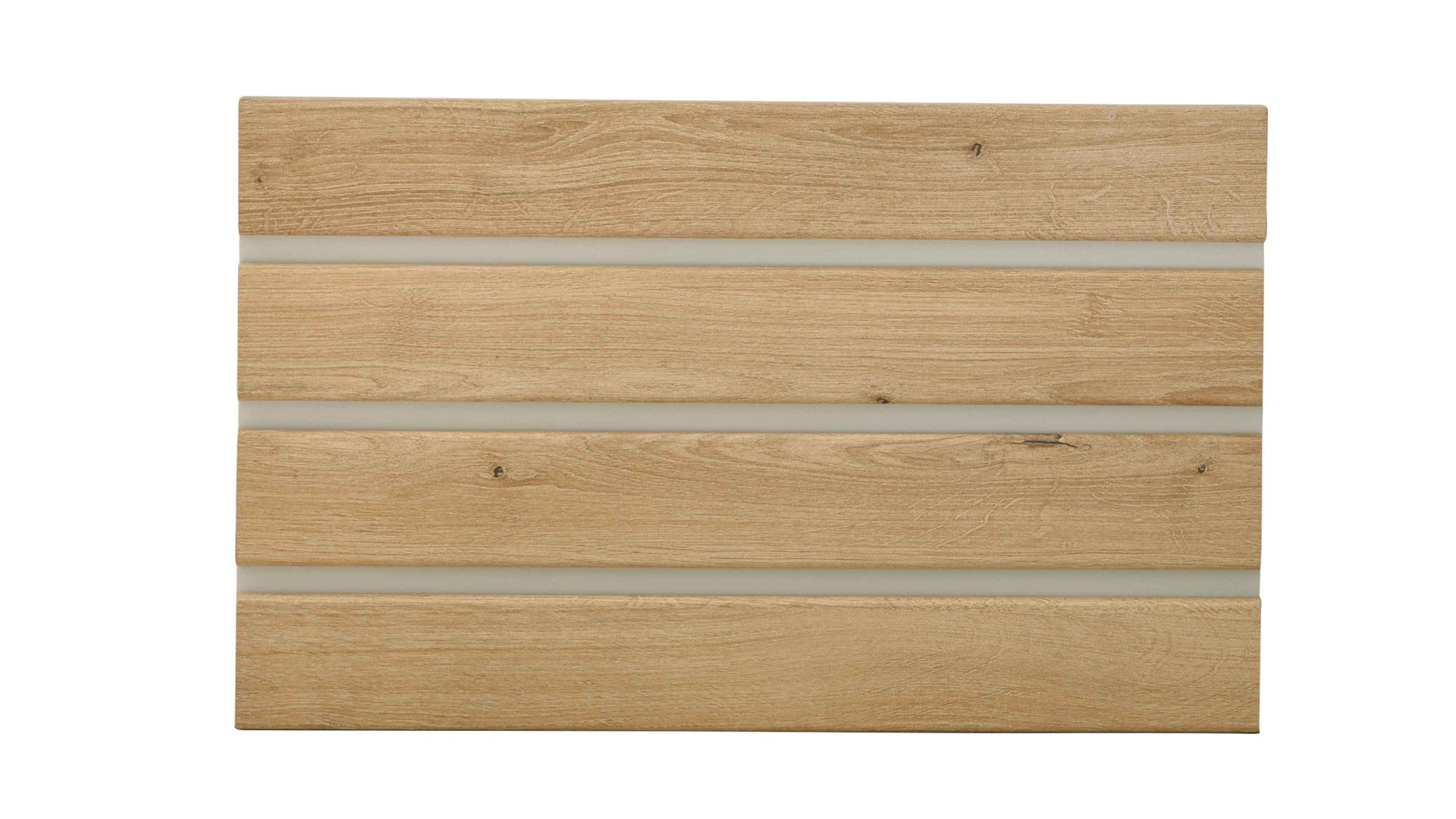Paneel Interliving aus Holz in Holzfarben Interliving Schlafzimmer Serie 1026 – Paneel-Set 108 Eiche bianco - zweiteilig