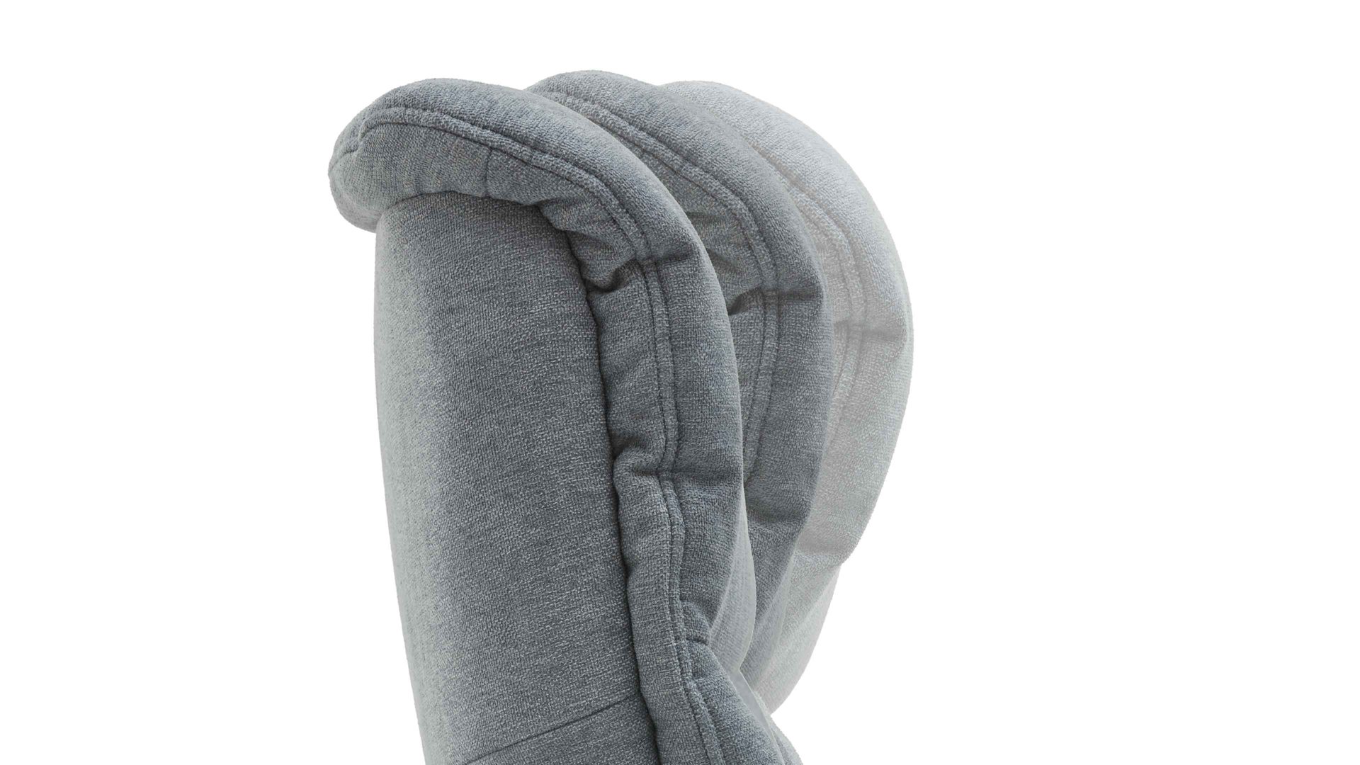 Relaxsessel modulmaster aus Stoff in Hellblau Modulmaster MM-MP1063 - Relaxsessel 1DRF stahlfarbene Chenille Nemo & Chrom-Kreuzfuß