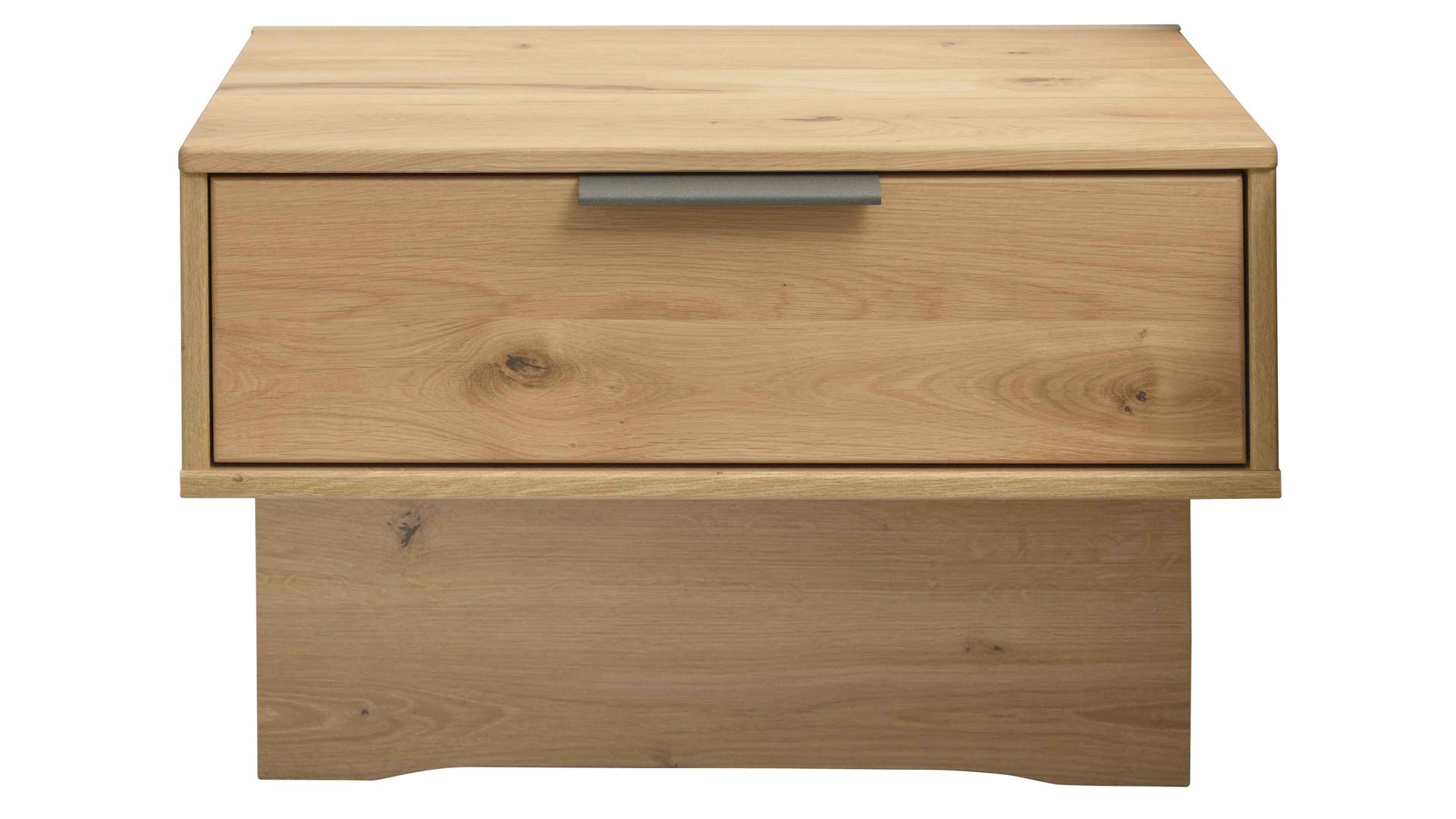 Nachtkommode Interliving aus Holz in Holzfarben Interliving Schlafzimmer Serie 1027 – Nachtkonsolen-Set Eiche bianco - zweiteilig