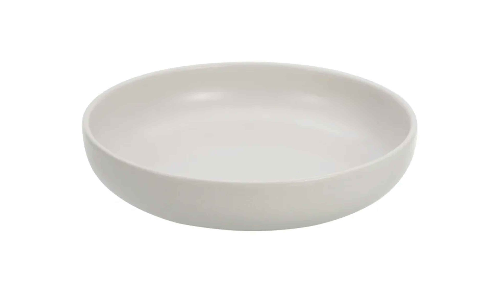 Schale Creatable aus Keramik in Weiß CREATABLE Uno – Mehrzweckschale weißes Steinzeug – Durchmesser ca. 16 cm