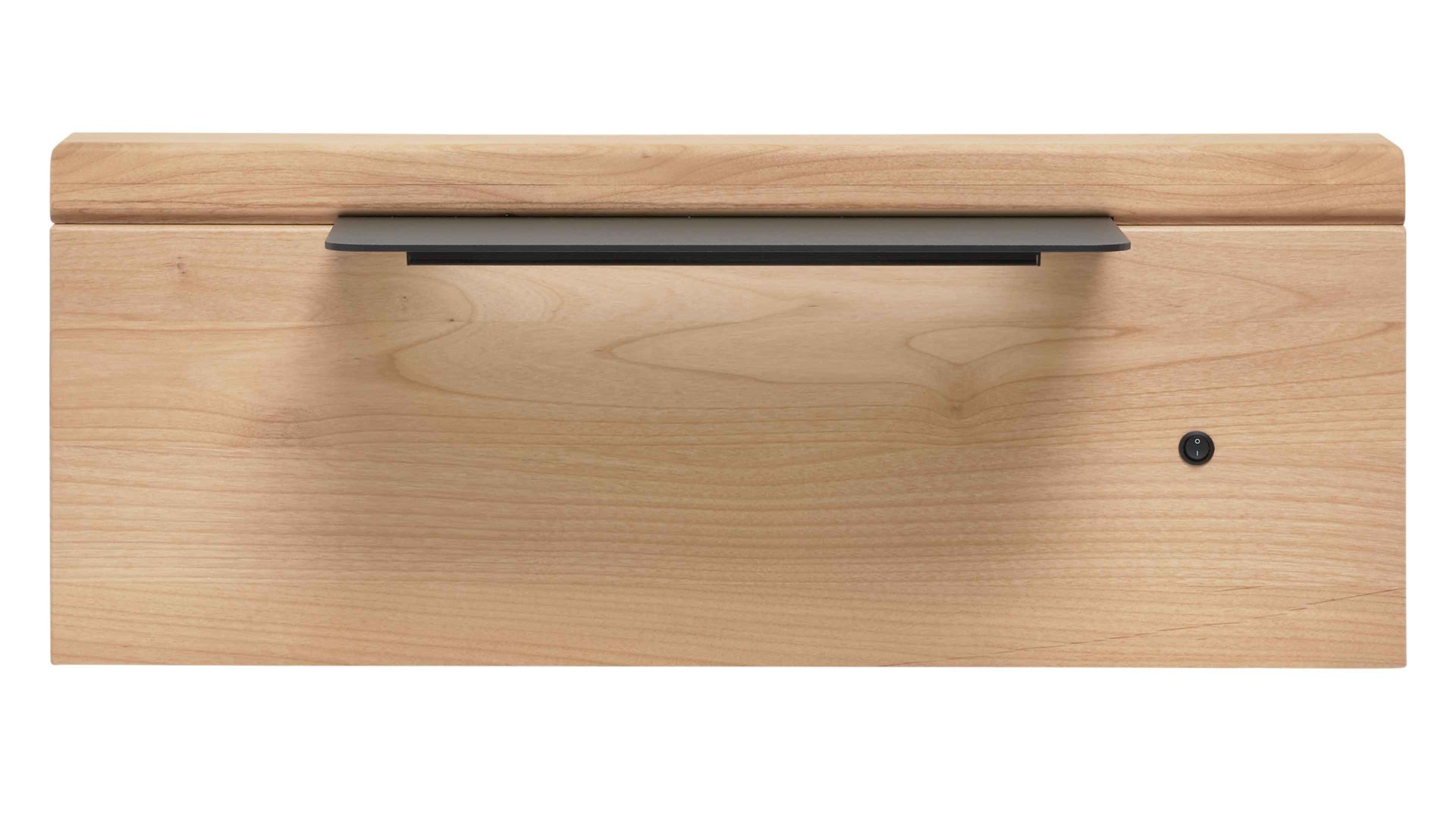 Paneel Interliving aus Holz in Holzfarben Interliving Schlafzimmer Serie 1028 – Paneelaufsatz-Set 1672B zweiteilig - mit Beleuchtung