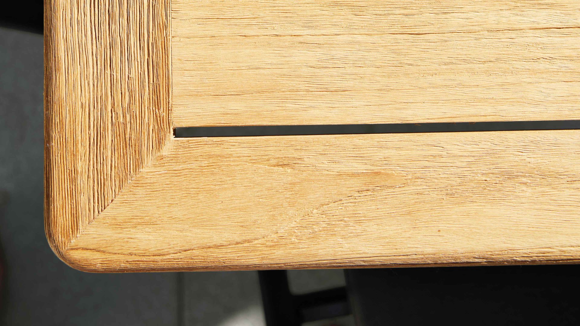 Gartentisch Interliving aus Holz in Holzfarben Interliving Gartenmöbel Serie 7001 – Tisch Teakholz & Aluminium - ca. 160 x 95 cm