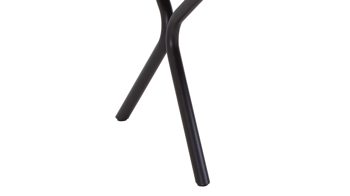 Esstisch Niehoff sitzmoebel aus Holz in Schwarz NIEHOFF SITZMÖBEL Esstisch Dacapo schwarze Platte & matt schwarzes Metallgestell - ca. 200 x 100 cm