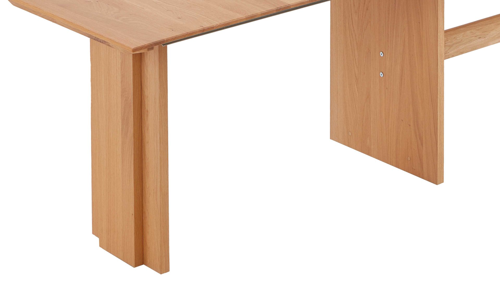 Auszugtisch Niehoff sitzmoebel aus Holz in Holzfarben NIEHOFF SITZMÖBEL Auszugtisch Bornholm Wildeiche - ca. 160 - 320 x 95 cm