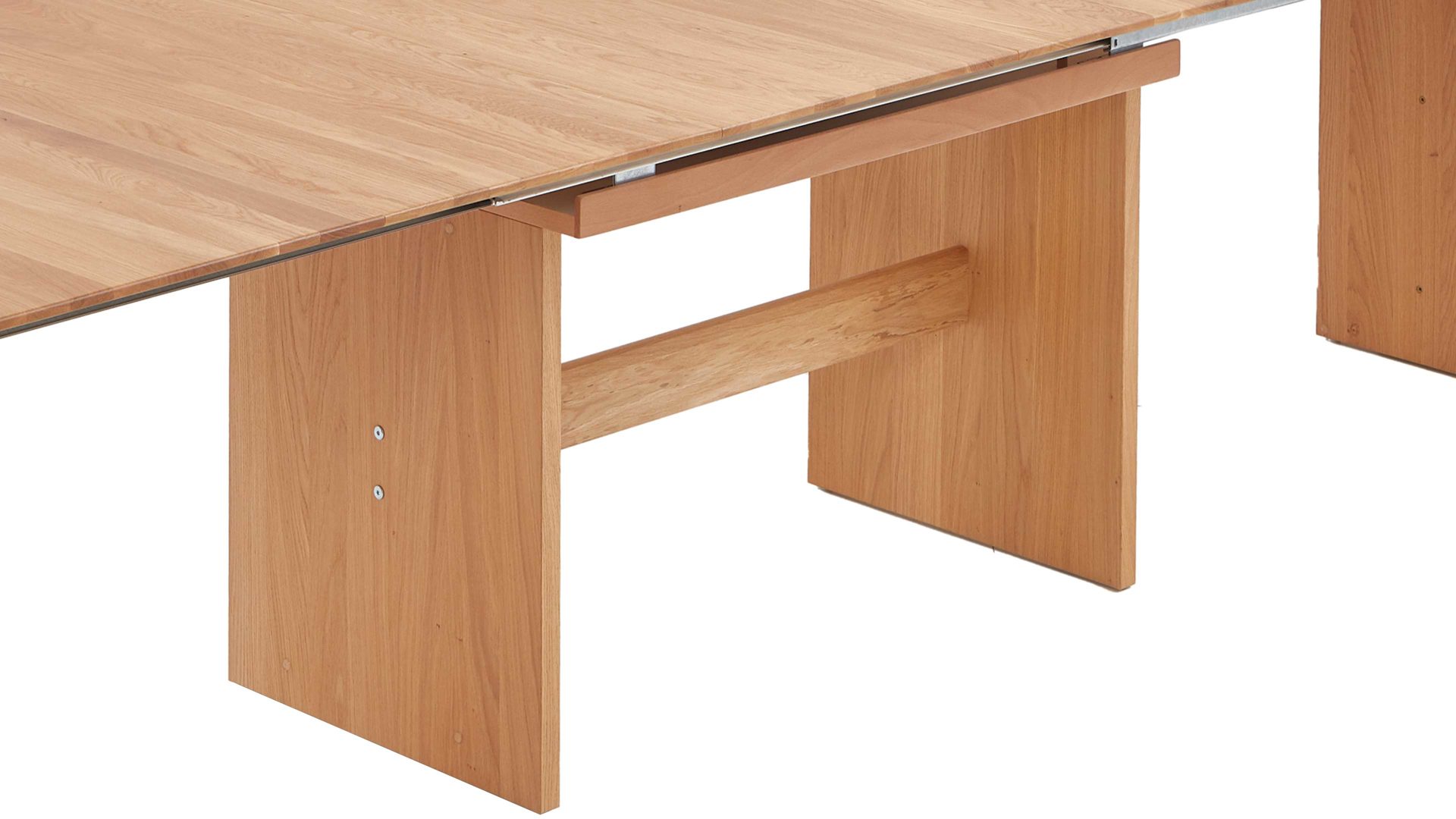 Auszugtisch Niehoff sitzmoebel aus Holz in Holzfarben NIEHOFF SITZMÖBEL Auszugtisch Bornholm Wildeiche - ca. 160 - 320 x 95 cm