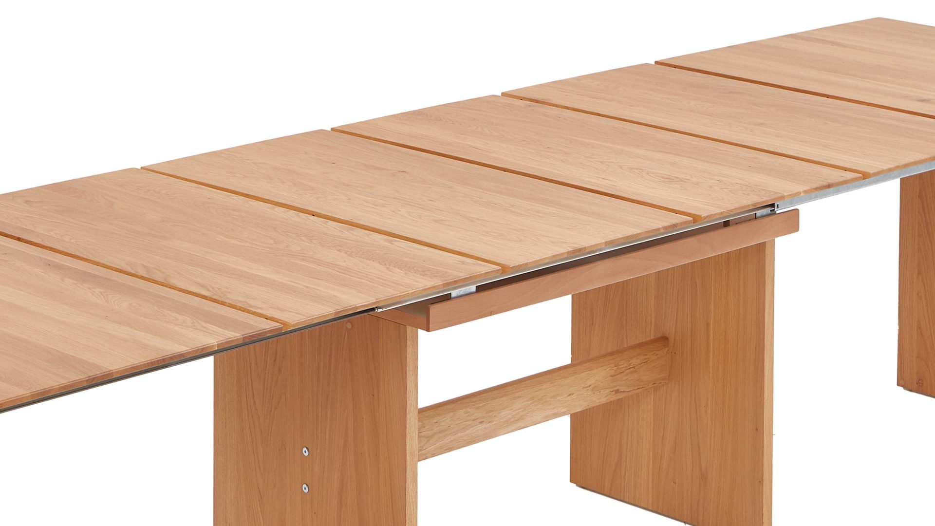 Auszugtisch Niehoff sitzmoebel aus Holz in Holzfarben NIEHOFF SITZMÖBEL Auszugtisch Bornholm Wildeiche - ca. 160 - 320 x 95 cm