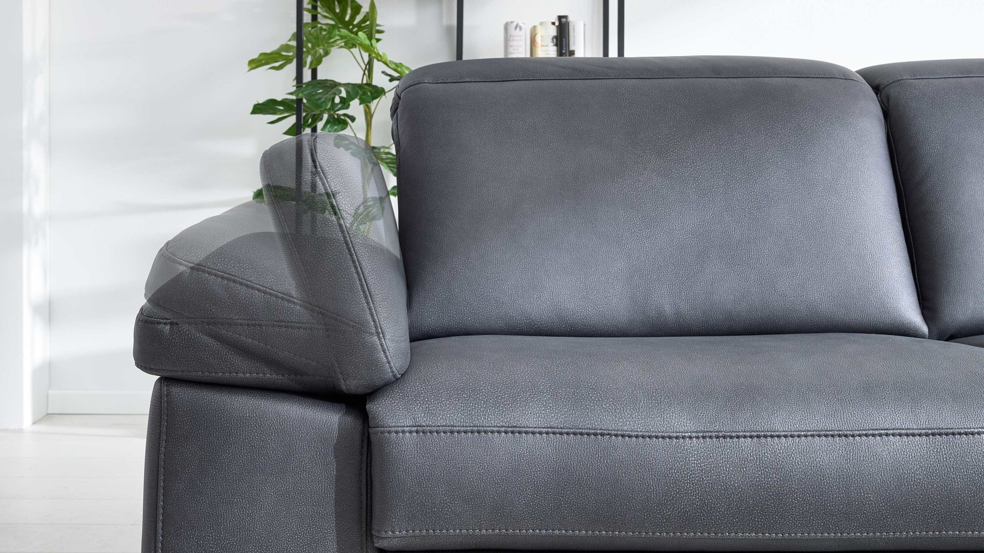 Funktion Interliving aus Metall in Transparent Interliving Sofa Serie 4064 - Armlehnverstellung HAV mit Höhenverstellung