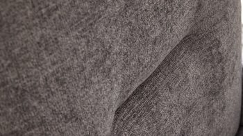 Polsterbank Interliving aus Stoff in Grau Interliving Esszimmer Serie 5504 - Polsterbank 230-200 grauer Bezug Concrete DCT 99 & schwarzes Kufengestell S 346 - Länge ca. 218 cm