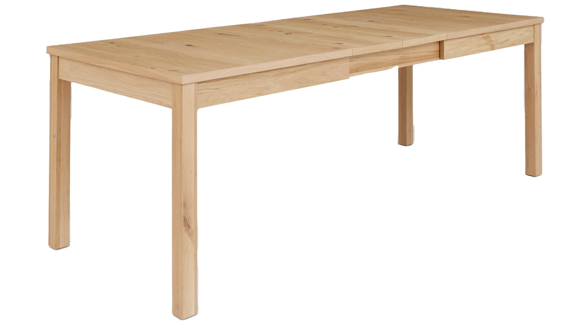 Auszugtisch Interliving aus Holz in Holzfarben Interliving Wohnzimmer Serie 2024 - Auszugtisch Eiche - ca. 160 - 220 x 90 cm
