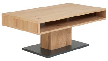 Couchtisch Interliving aus Holz in Holzfarben Interliving Wohnzimmer Serie 2024 - Couchtisch 65 Eiche - ca. 115 x 65 cm
