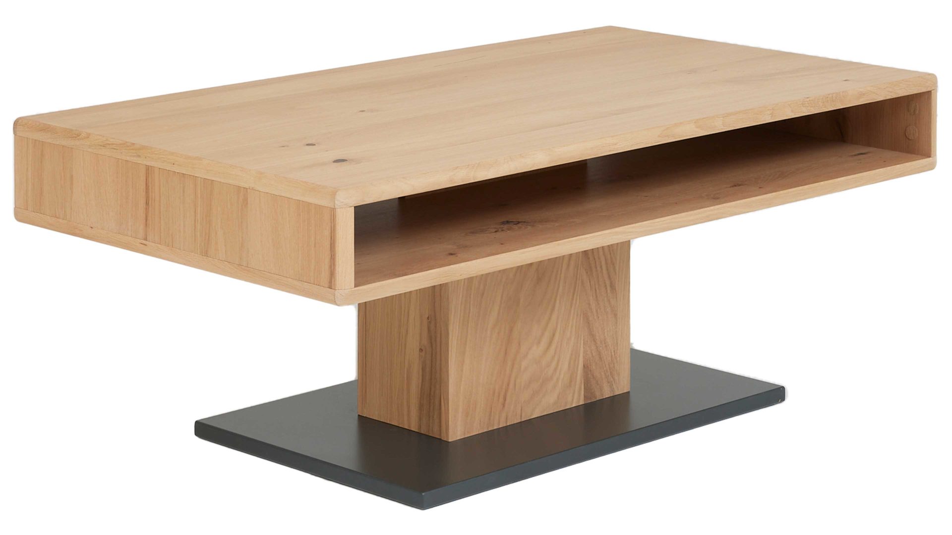 Couchtisch Interliving aus Holz in Holzfarben Interliving Wohnzimmer Serie 2024 - Couchtisch 66 Eiche - ca. 115 x 65 cm